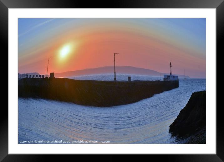  Sunrise At The Banjo Pier, Looe, Cornwall. Framed Mounted Print by Neil Mottershead