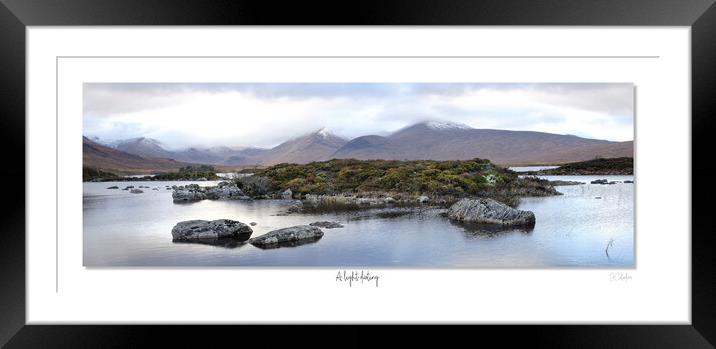 A light dusting Framed Mounted Print by JC studios LRPS ARPS