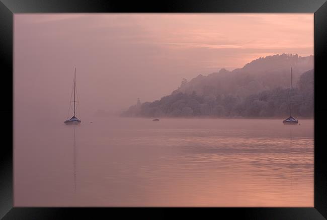 Afterglow on Llyn Tegid Framed Print by Rory Trappe