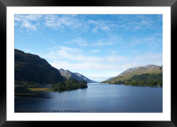 Loch Shiel Framed Mounted Print by George Cox