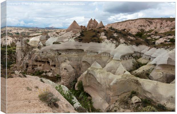 Mountain Honey and Red valleys in Cappadocia Canvas Print by Sergii Petruk
