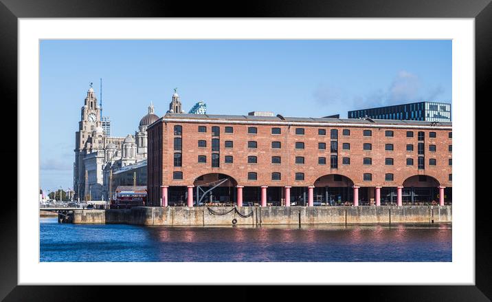 Albert Dock panorama Framed Mounted Print by Jason Wells