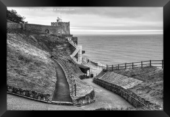 Jacobs Ladder Sidmouth Framed Print by Chris Day