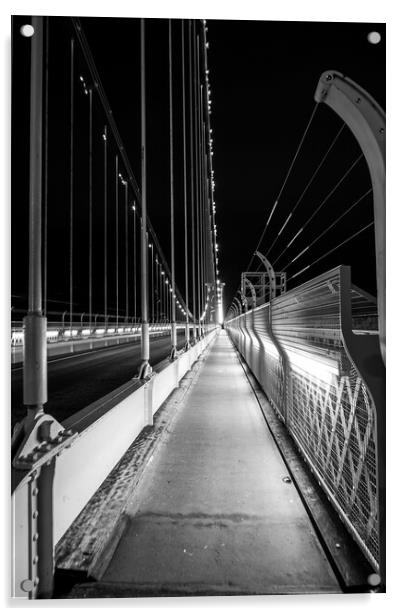 Clifton suspension bridge footpath Acrylic by Dean Merry