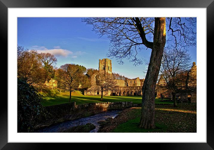 Fountains Abbey Framed Mounted Print by Richie Fairlamb