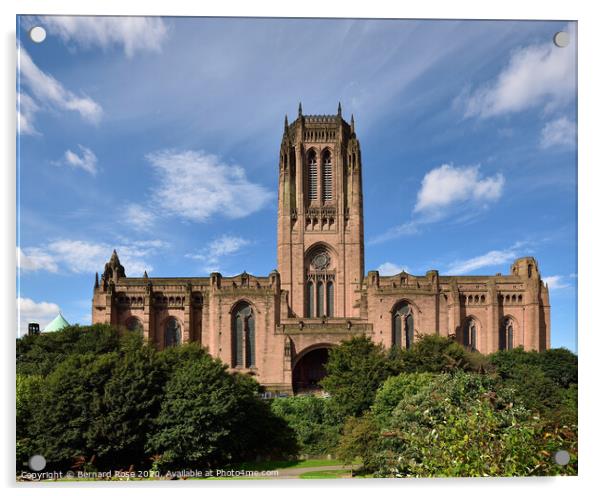 Liverpool Anglican Cathedral Acrylic by Bernard Rose Photography