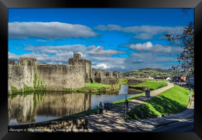 Caerphilly  Framed Print by Jane Metters