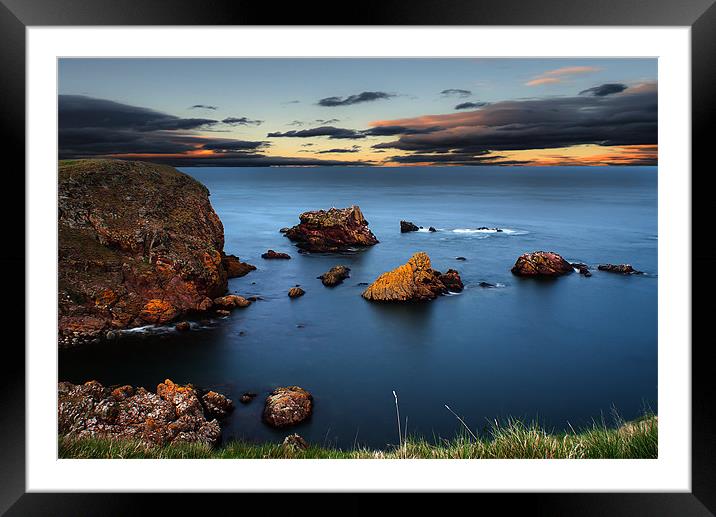 Cliff Edge at St Abbs Framed Mounted Print by Keith Thorburn EFIAP/b