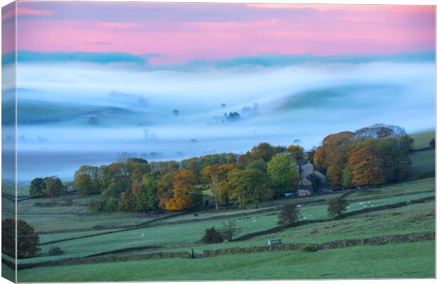 Autumn in the Peak District Canvas Print by John Finney