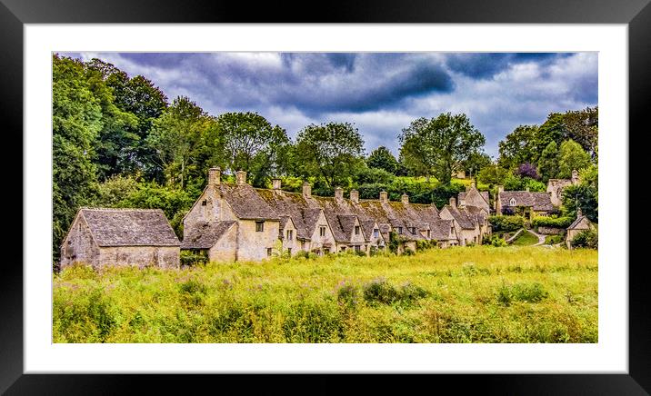 Cotswolds cottages  Framed Mounted Print by Ian Stone