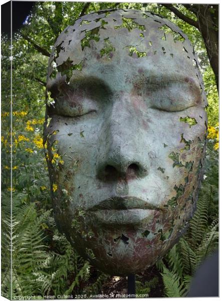 Leaf Spirit by Simon Gudgeon Canvas Print by Helen Cullens