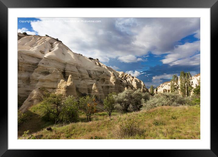 Mountain Honey and Red valleys in Cappadocia Framed Mounted Print by Sergii Petruk