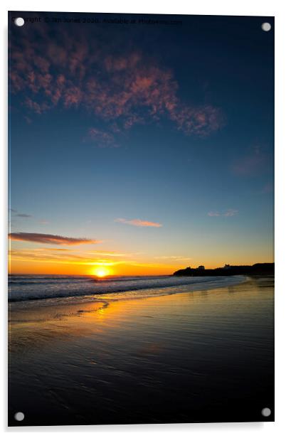 Super September Seaton Sluice Sunrise (3) Acrylic by Jim Jones