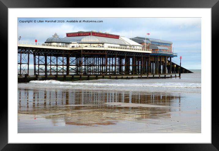 Cromer Pier. Norfolk. Framed Mounted Print by Lilian Marshall
