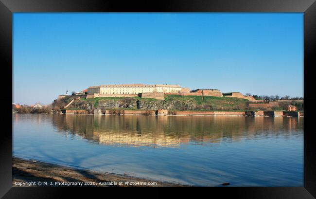 Petrovaradin fortress in Novi Sad - Serbia  Framed Print by M. J. Photography
