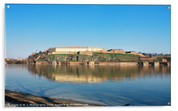 Petrovaradin fortress in Novi Sad - Serbia  Acrylic by M. J. Photography