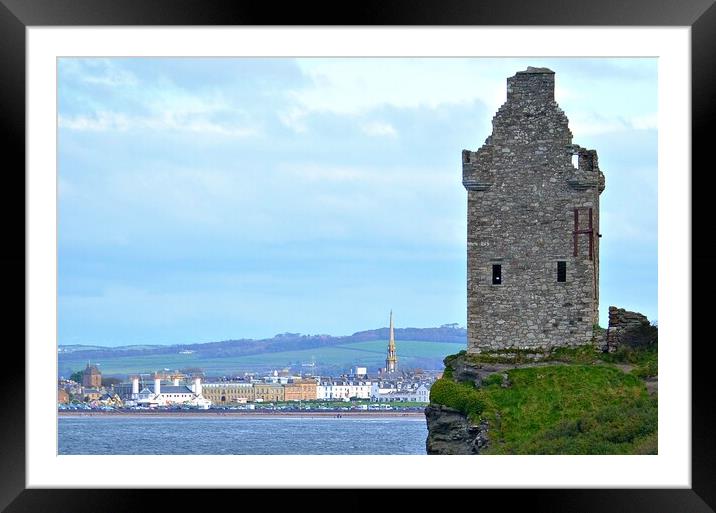 Greenan Castle Ayr Framed Mounted Print by Allan Durward Photography