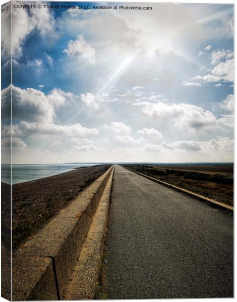 Road to Nowhere Canvas Print by Thanet Photos
