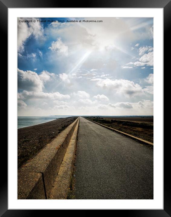 Road to Nowhere Framed Mounted Print by Thanet Photos