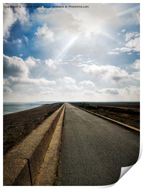 Road to Nowhere Print by Thanet Photos