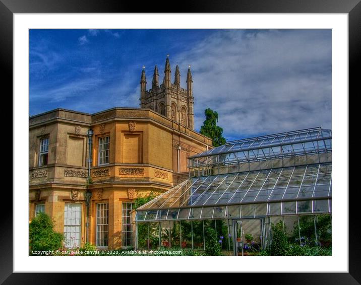 botanical gardens oxford Framed Mounted Print by carl blake