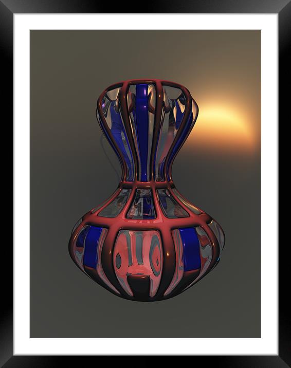 Vase in VG Framed Mounted Print by Thomas Broadfoot