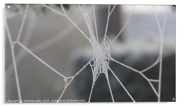 Frozen Web Acrylic by Matthew Balls