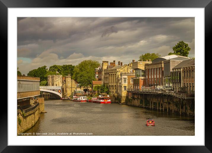 River Ouse Framed Mounted Print by kevin cook