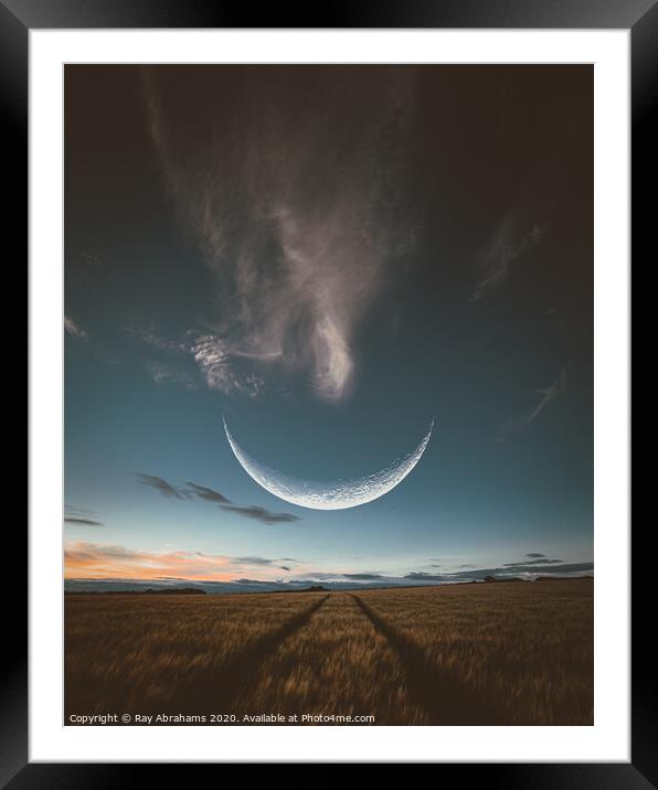 Lunar Dream Framed Mounted Print by Ray Abrahams