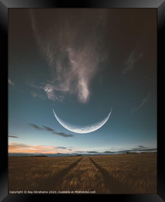 Lunar Dream Framed Print by Ray Abrahams