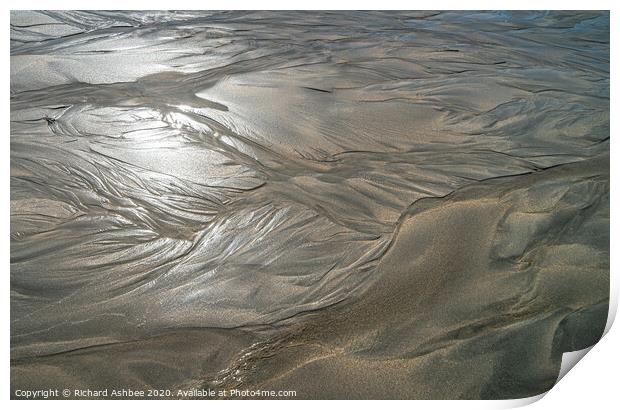 Sand Pattern Print by Richard Ashbee