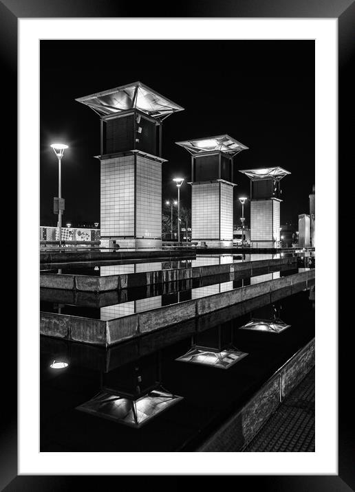 Millennium Square Reflections Framed Mounted Print by Dean Merry