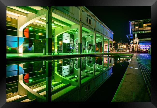 Millennium Square Reflections Framed Print by Dean Merry