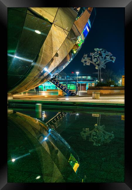 Millennium Square Reflections Framed Print by Dean Merry