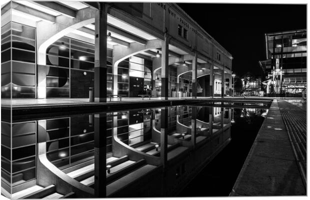 Millennium Square Reflections Canvas Print by Dean Merry