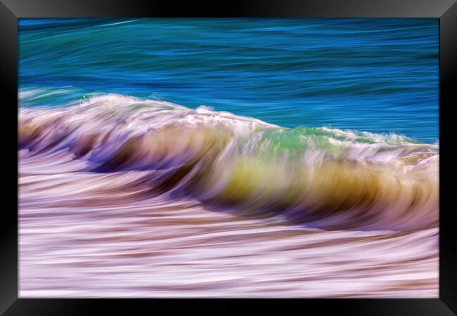 Long exposure waves Framed Print by Arpad Radoczy