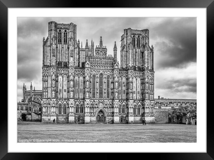 Wells Cathedral, Somerset Framed Mounted Print by Sue Knight