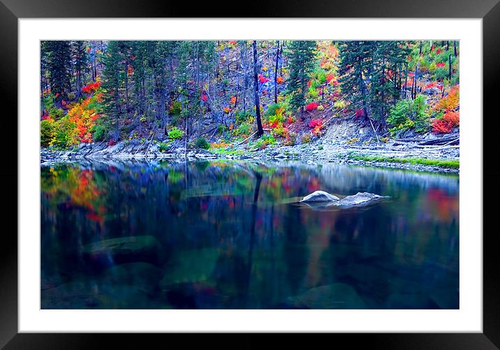 Ghostly Reflections  Framed Mounted Print by Mike Dawson
