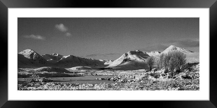 Black Mount – Highlands, Scotland Framed Mounted Print by Graham Binns