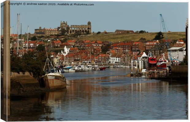 Harbour living Canvas Print by andrew saxton