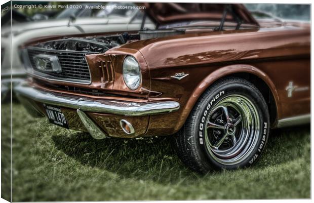 Classic Ford Mustang Canvas Print by Kevin Ford