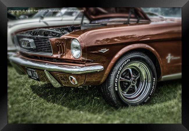 Classic Ford Mustang Framed Print by Kevin Ford
