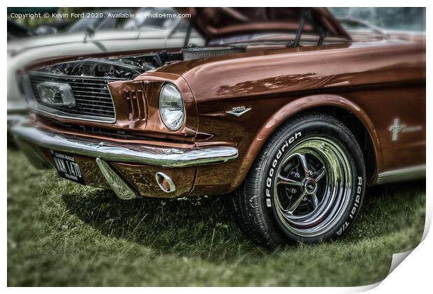 Classic Ford Mustang Print by Kevin Ford