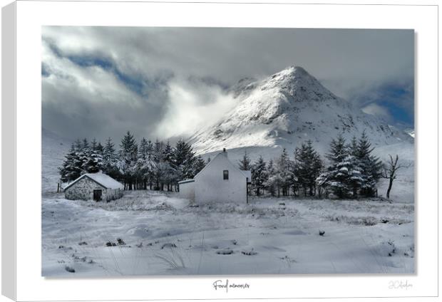 Glencoe in winter Canvas Print by JC studios LRPS ARPS