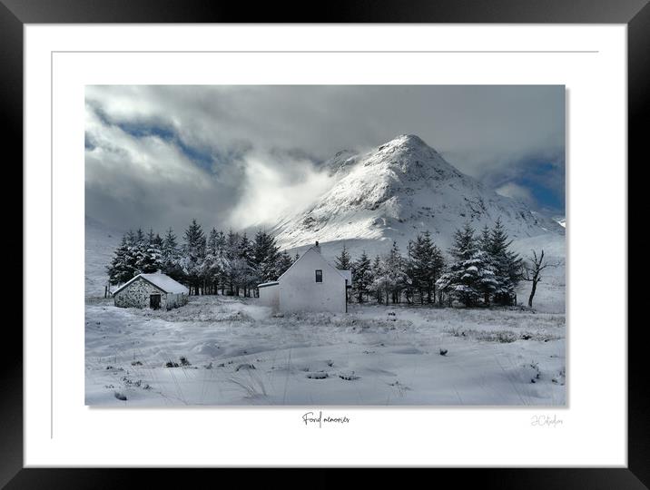 Glencoe in winter Framed Mounted Print by JC studios LRPS ARPS