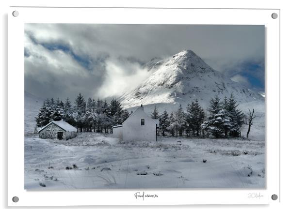Glencoe in winter Acrylic by JC studios LRPS ARPS