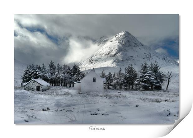 Glencoe in winter Print by JC studios LRPS ARPS