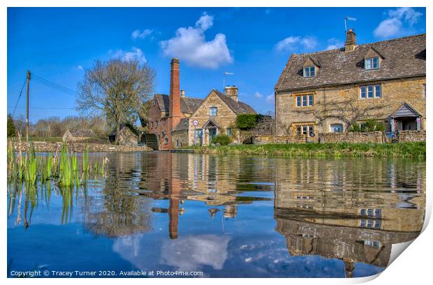 The Old Mill, Lower Slaughter  Print by Tracey Turner