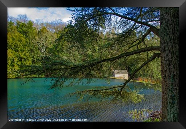 The Boathouse Framed Print by Tracey Turner