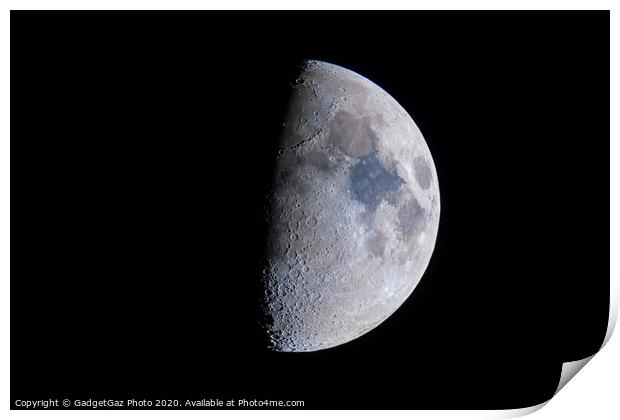 Our moon Print by GadgetGaz Photo